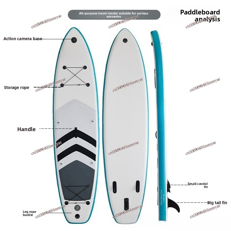 새로운 풍선식 PVC 스탠드업 패들보드 휴대용 수상 스 - Aquatic Sports Activities 리뷰 및 가격