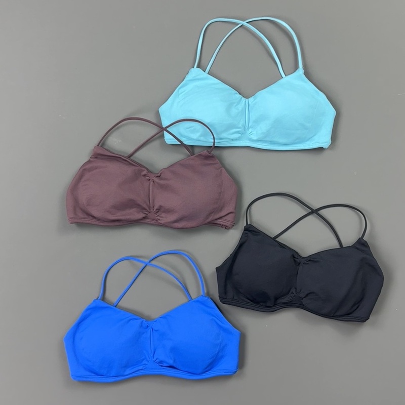 HISTELLO 프론트 러치드 크로스 백 스포츠 브라  - Aquatic Sports Bra 리뷰 및 가격
