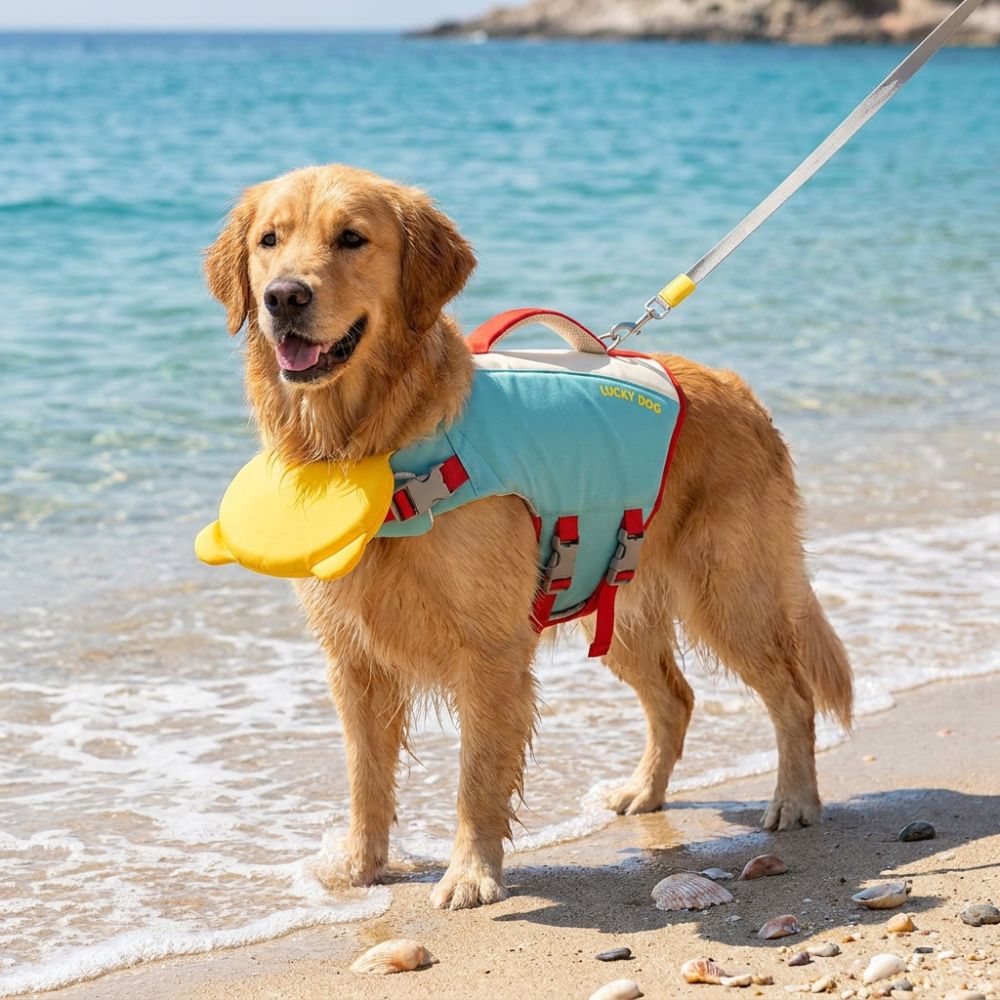 강력한 부력 개 구명조끼 방수 조절 가능 개 수영복 통 - Life Jacket Buoyancy 리뷰 및 가격