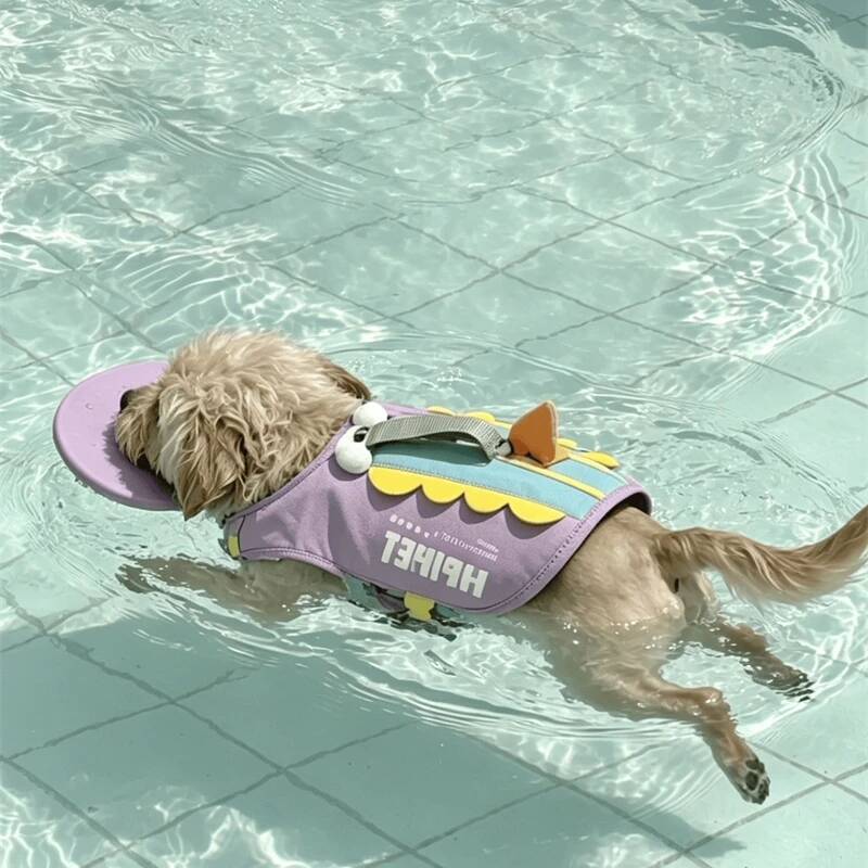 강아지 구명조끼 귀여운 상어 모양 헤드 플로트 질식 방 - Life Jacket Buoyancy 리뷰 및 가격